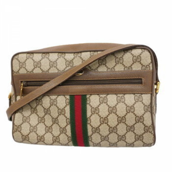 Gucci Shoulder Bag GG Supreme Sherry Brown - Picture 1 of 9